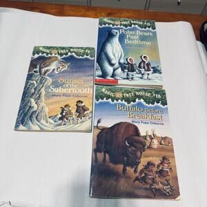 Magic Tree House Lot of 3 Books Mary Pope Osborne Paperbacks #7,12,18 VTG 90s